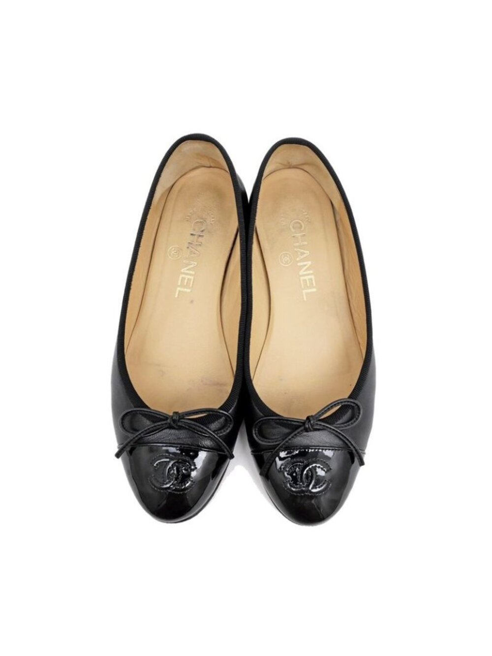 Chanel Valerie Nash Black Ribbon Size 36 C Shoes - Picture 7 of 10